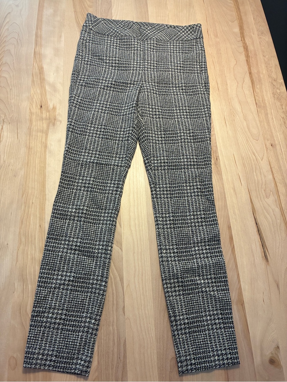 Camber & Grace Black & Beige Glen Plaid Dress Pants
